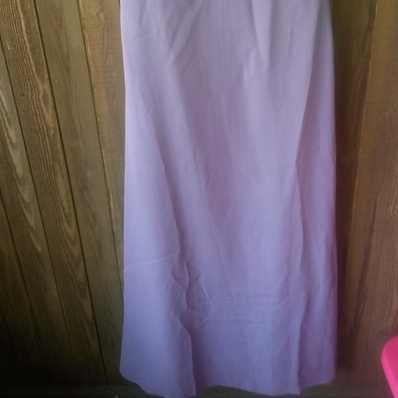 David's Bridal Lavender Gown Size 8 - Picture 3 of 8